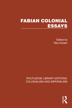 Hardcover Fabian Colonial Essays Book