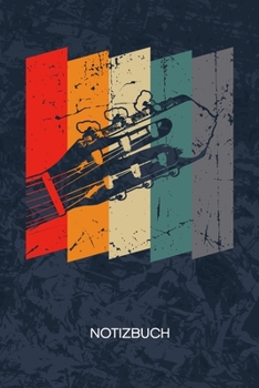 NOTIZBUCH: A5 Kariert - Gitarrist Heft - Instrumente Notizheft 120 Seiten KARO - Gitarrenspieler Herz Notizblock Vintage Gitarre Motiv - Instrumentalist Geschenk (German Edition)