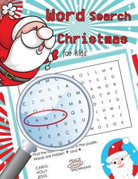 Paperback Word Search Christmas for Kids: Word Search Books for Kids Ages 6-8 Book