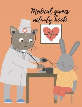 Paperback Medical games activity book