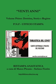 Paperback Venti anni -Volume primo [Italian] Book