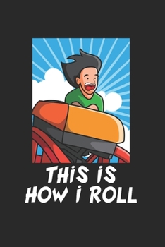 Achterbahn Notizbuch: Achterbahn Notizbuch für Liebhaber / Notizheft / Notizblock A5 (6x9in) Dotted Notebook / Punkteraster / 120 gepunktete Seiten (German Edition)