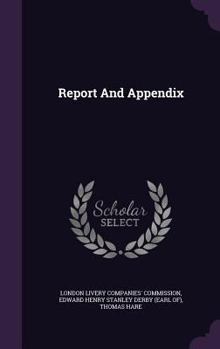 Hardcover Report And Appendix Book