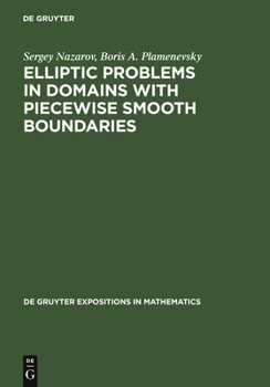 Hardcover Elliptic Problems in Domains with Piecewise Smooth Boundaries Book