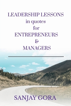 Paperback Leadership Lessons in Quotes for Entrepreneurs & Managers Book