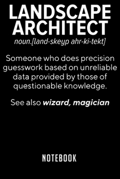 Notebook: Funny landscape architect noun definition meaning    notebook|6x9(100 pages)Blank Lined Paperback Journal For Student|Architect Notebook for ... Jounal|Architect Gifts| Composition Notebook