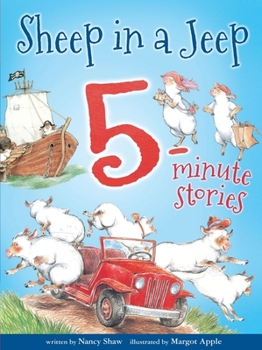 Hardcover Sheep in a Jeep: 5-Minute Stories Book