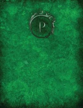 Paperback Monogram "p" Sketchbook: Sketch Pad Notebook Book