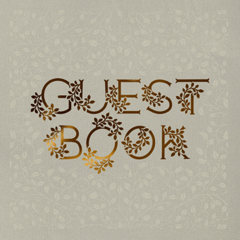 Hardcover Wedding Guest Book: An Heirloom-Quality Guest Book with Foil Accents and Hand-Drawn Illustrations Book