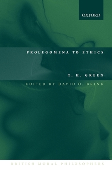 Paperback Prolegomena to Ethics Book