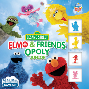 Board Game Elmo Opoly Jr Book