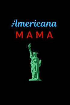 Paperback Americana Mama: Funny Patriotic Notebook for Jiu jitsu Notes Book