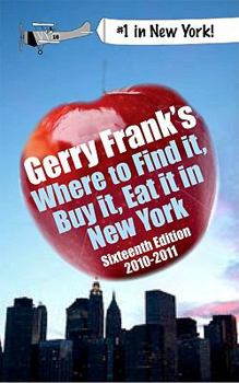 Paperback Gerry Frank's Where to Find It, Buy It, Eat It in New York Book