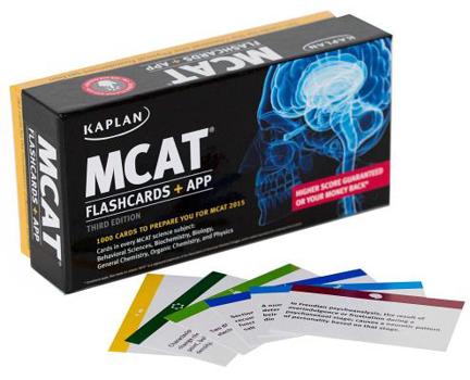 Cards Kaplan MCAT Flashcards + App Book