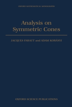 Hardcover Analysis on Symmetric Cones Book