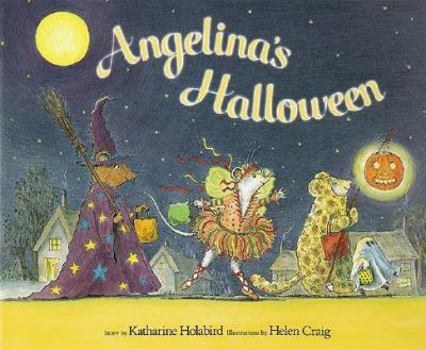 Hardcover Angelina's Halloween Book