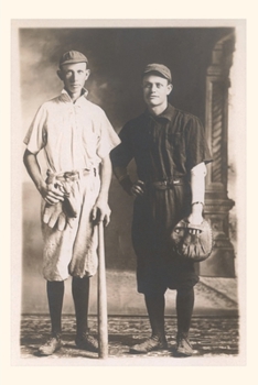 Paperback Vintage Journal Old Time Baseball Players Book
