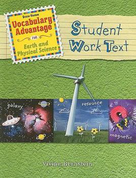 Paperback Steck-Vaughn Vocabulary Advantage Science: Student Book Earth and Physical Science Book