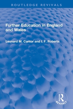 Paperback Further Education in England and Wales Book