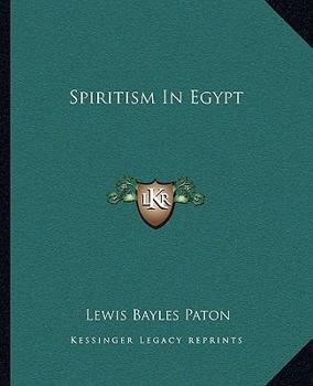 Paperback Spiritism In Egypt Book