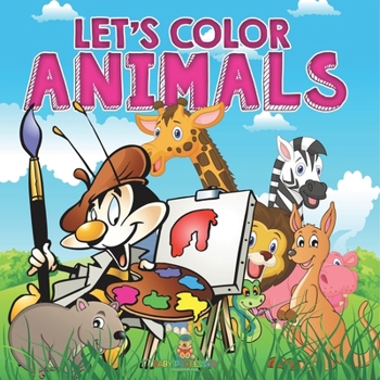 Paperback Let's Color Animals Book