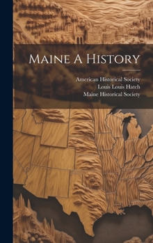 Hardcover Maine A History Book