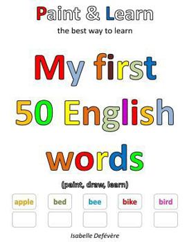 Paperback My first 50 English words Book