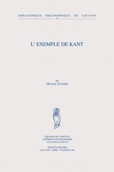 Paperback L'Exemple de Kant [French] Book
