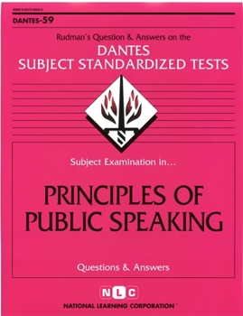 Plastic Comb Principles of Public Speaking: Rudman's Question and Answers on the Dantes Subject Standardized Tests Book