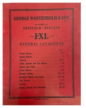 Paperback Wostenholm I*XL General Catalogue: Post 1900 Book