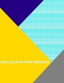Semi Log Graph Paper Workbook: 84 Divisions 7th Accent By 5 Cycle