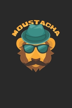 Paperback Moustacha: 6x9 - grid - squared paper - notebook - notes [Spanish] Book