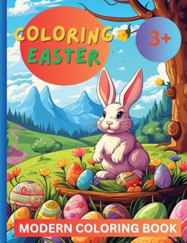 Paperback Coloring Easter: Modern Coloring Book for kids 3+ Book