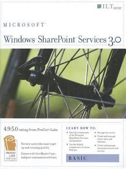 Paperback Windows Sharepoint Services 3.0: Basic + Certblaster Book