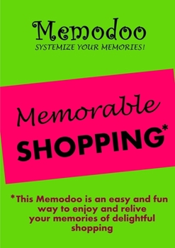 Paperback Memodoo Memorable Shopping Book