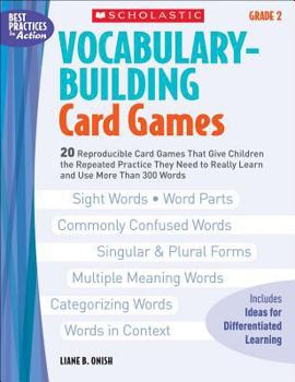 Paperback Vocabulary-Building Card Games: Grade 2 Book