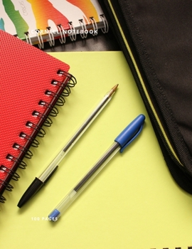 Cornell Notebook, 100 pages, white paper: Colorful Cornell Note Paper Notebook. Exercise Book Large Ruled Medium Lined Journal Taking Notes School College University Course