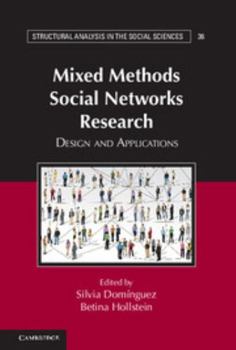Hardcover Mixed Methods Social Networks Research Book