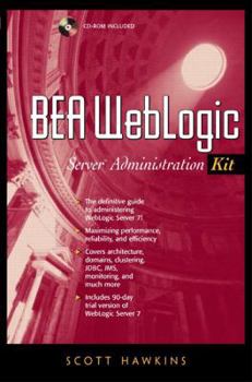 Paperback BEA WebLogic Server Administration Kit [With CDROM] Book