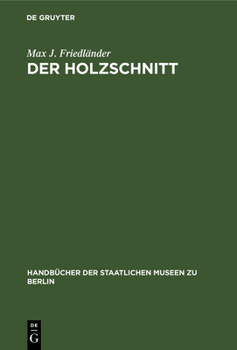 Hardcover Der Holzschnitt [German] Book
