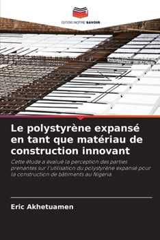 Paperback Le polystyrène expansé en tant que matériau de construction innovant [French] Book