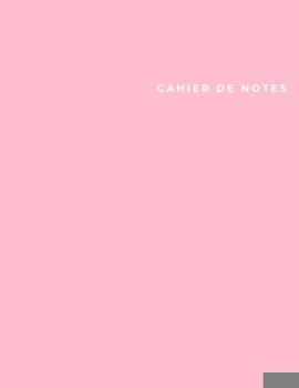 Paperback Cahier de Notes: rose [French] Book