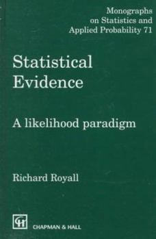 Hardcover Statistical Evidence: A Likelihood Paradigm Book