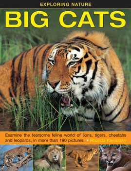 Hardcover Exploring Nature: Big Cats: Examine the Fearsome Feline World of Lions, Tigers, Cheetahs and Leopards, in More Than 190 Pictures Book