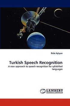 Paperback Turkish Speech Recognition Book