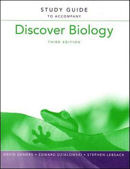 Paperback Study Guide: For Discover Biology, Third Edition Book