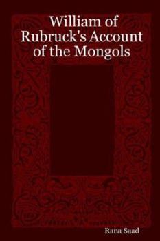 Paperback William of Rubruck's Account of the Mongols Book