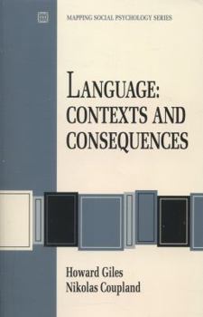 Paperback Language: Contexts and Consequences Book