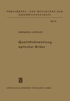 Paperback Qualitätsbewertung Optischer Bilder [German] Book