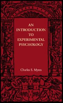 Paperback An Introduction to Experimental Psychology Book